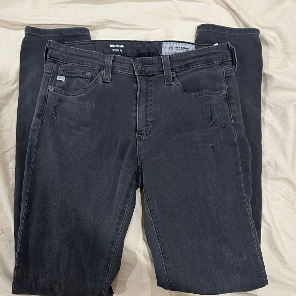 Ag women’s the prima cigarette leg gray Jeans 26